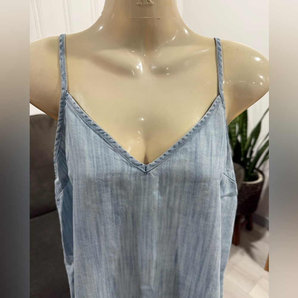 TNA Light Blue Denim summer dress - Picture 3 of 9